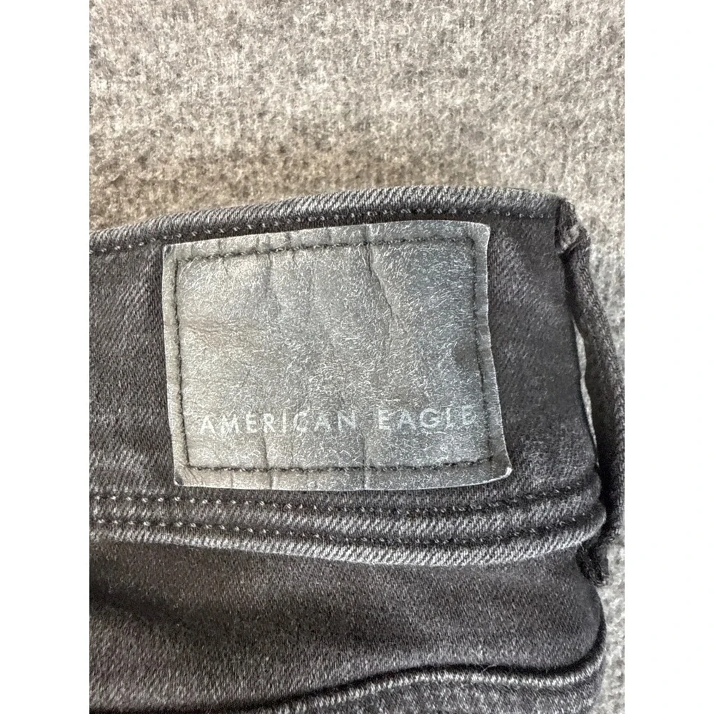 American Eagle Kick Boot Jeans Womens 10 Black Next Level Stretch Travel Country